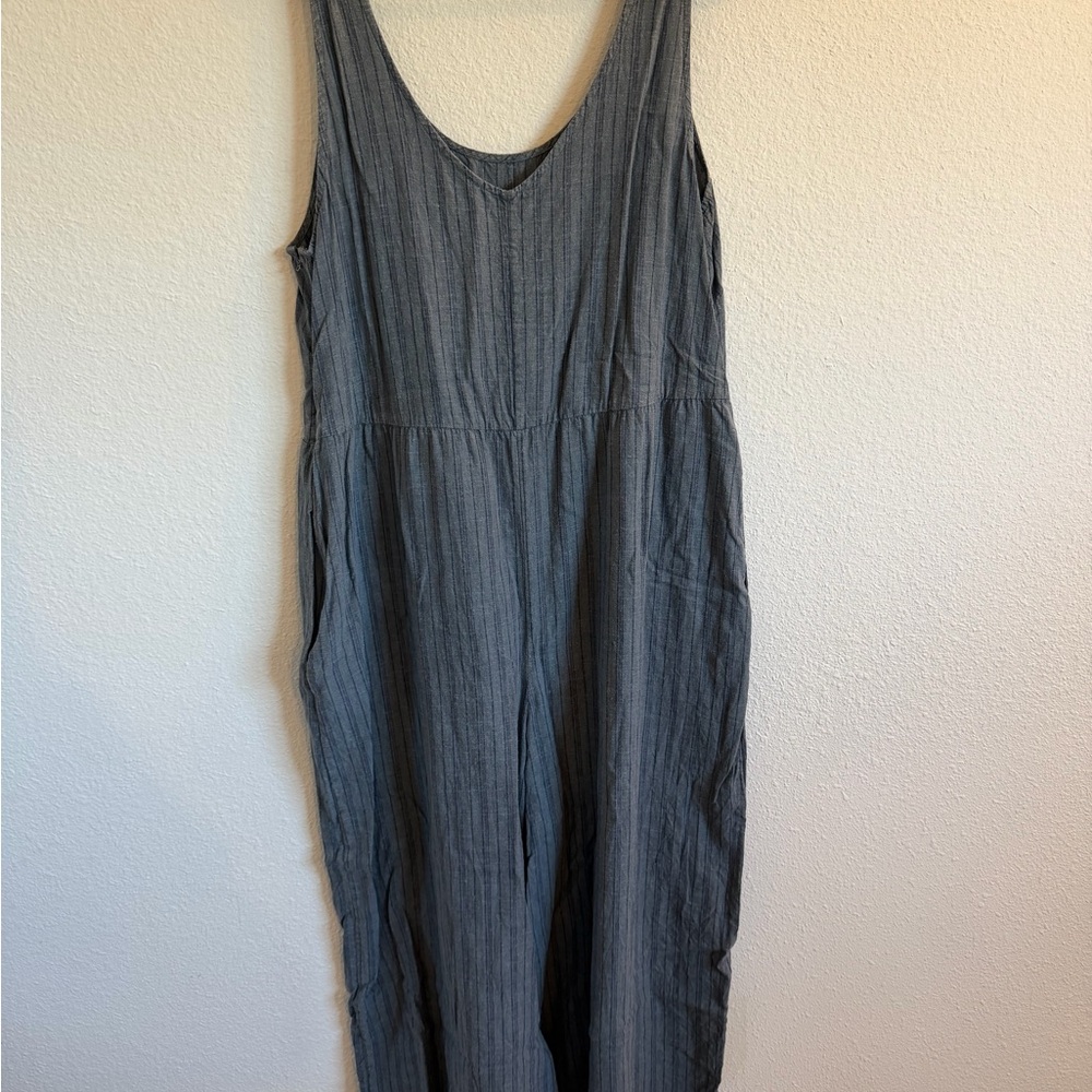 Patagonia Blue Striped Sleeveless Jumper